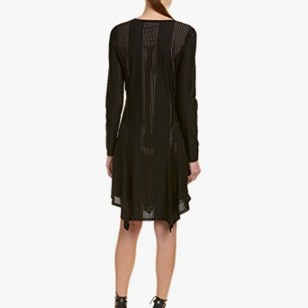 NWT BCBGMAXAZRIA Women's Malisa Stripe Mesh Dress - Picture 3 of 14